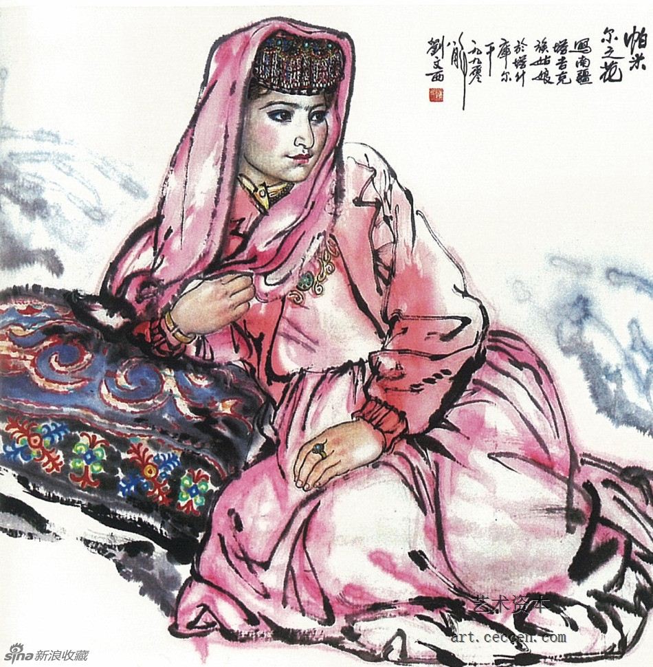 帕米尔之花 68cm×68cm 1990年